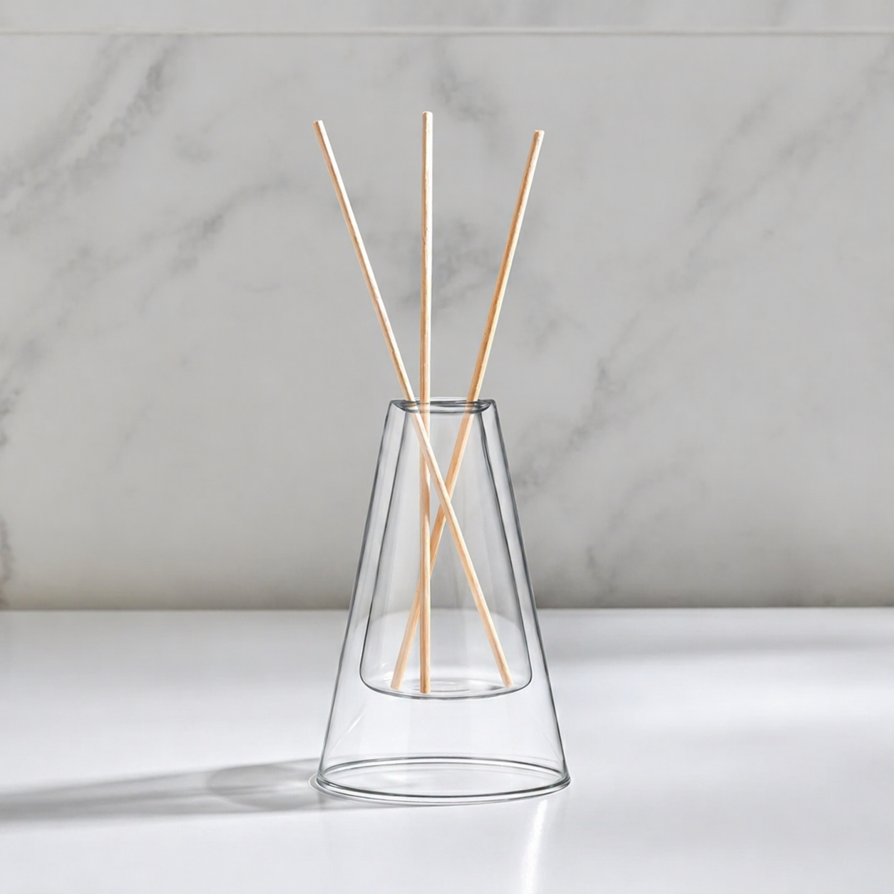 Aiz Reed Diffuser Bottle Minimalist Borosilicate Glass Vessel
