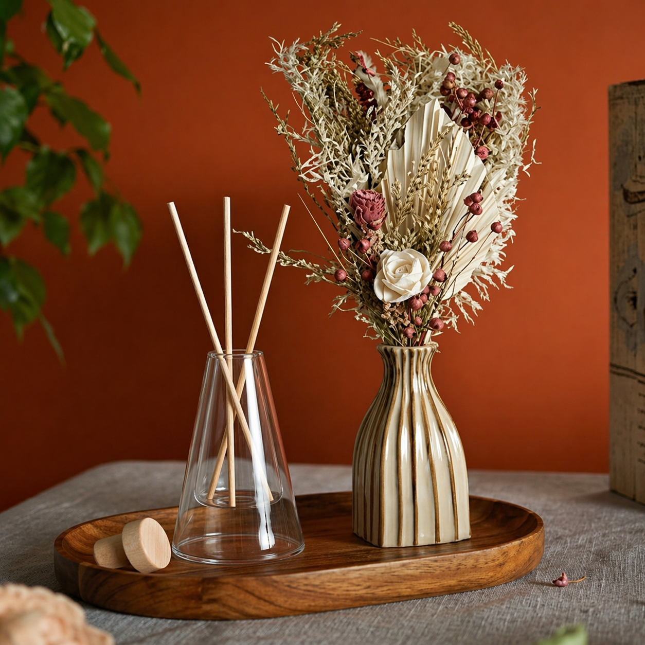 Aiz Reed Diffuser Bottle Minimalist Borosilicate Glass Vessel