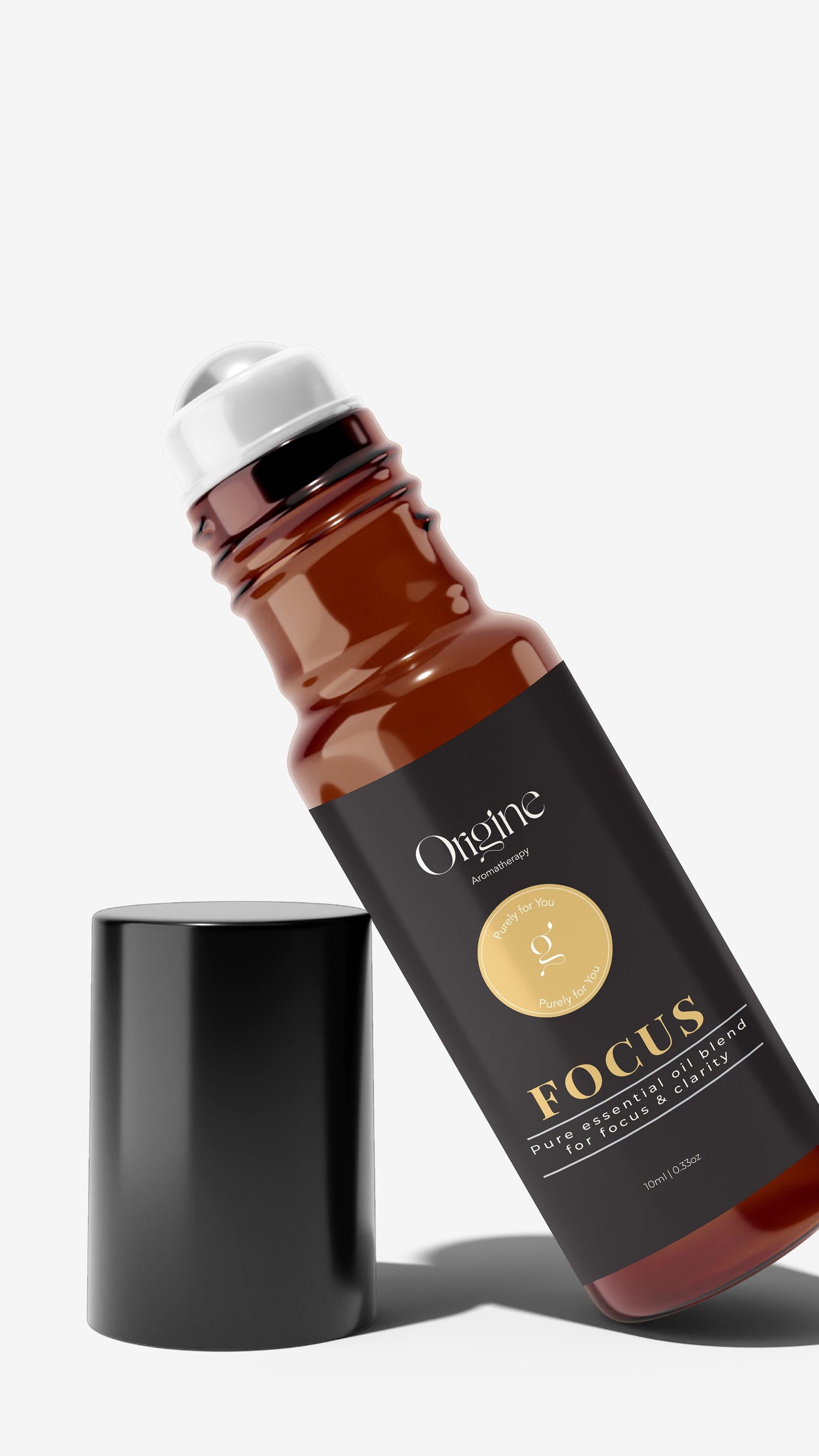 Focus Essential Oil Roll-On | Mental Clarity & Energy